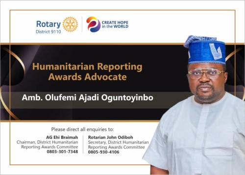 Humanitarian Reporting Awards Advocate